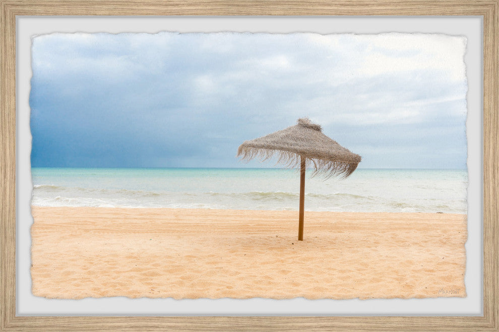 "Gone Coastal" Framed Painting Print, 12x8