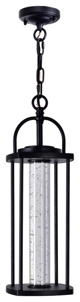 Greenwood LED Outdoor Black Pendant