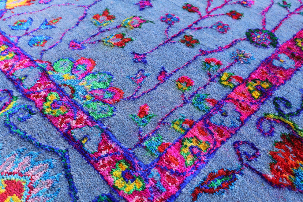 Wool & Silk Persian Handmade Rug 6' 0" X 9' 1" - Q15981