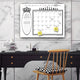 Ready2HangArt Regal Dry Erase Monthly Calendar on ArtPlexi, 30"x40"