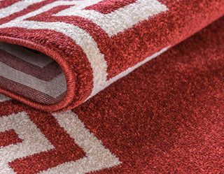 Unique Loom Terracotta Athens Modern 5' 0 x 8' 0 Area Rug