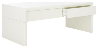 Safavieh Rune Coffee Table With Drawers, Ivory