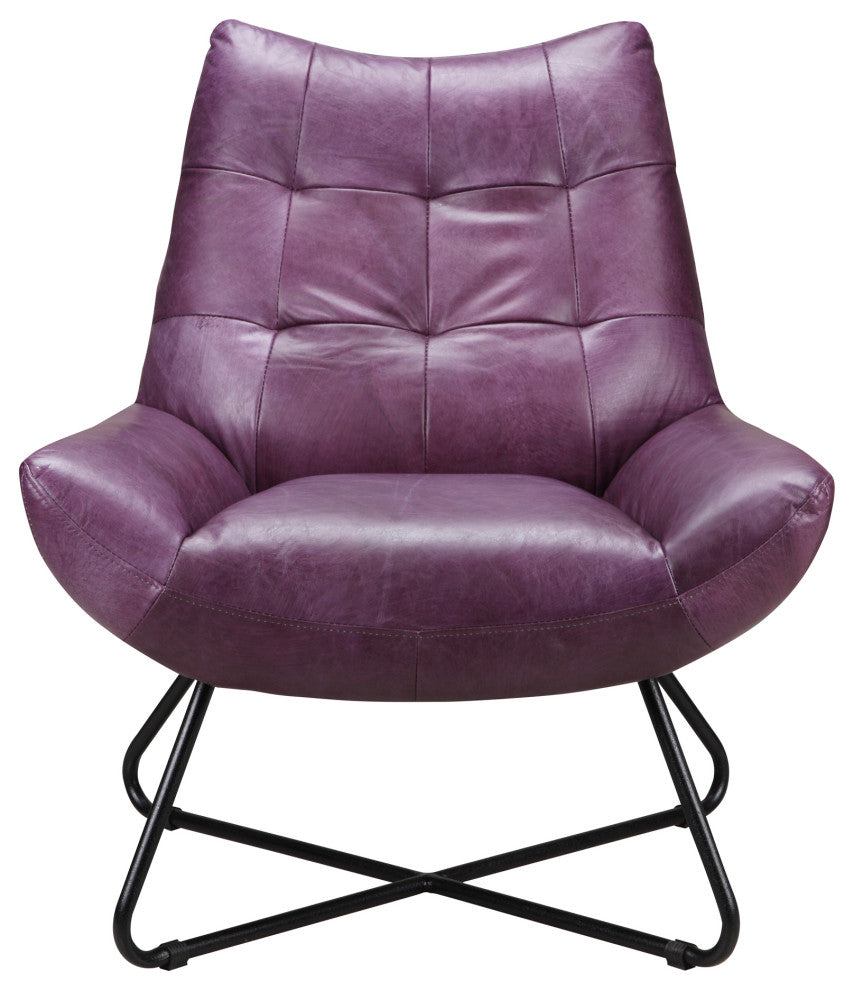 Modern Graduate Lounge Chair Purple - Purple