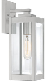 Westover 1-Light Outdoor Lantern, Stainless Steel