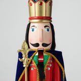 36"H Wooden Christmas King Nutcracker