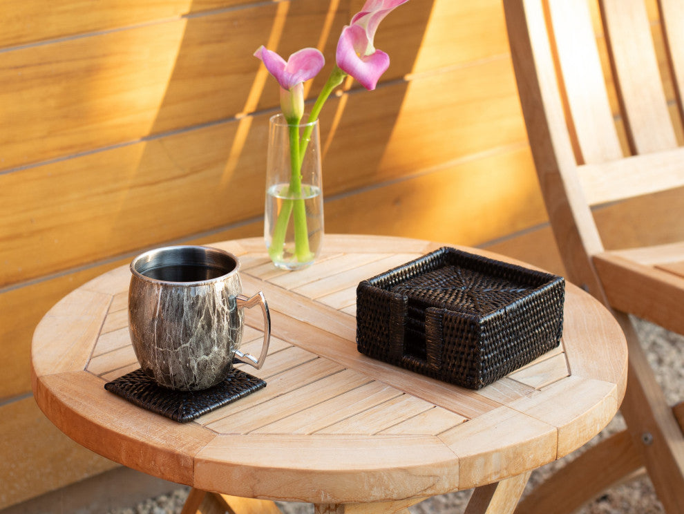 Artifacts Rattan 7 Piece Coaster Set
