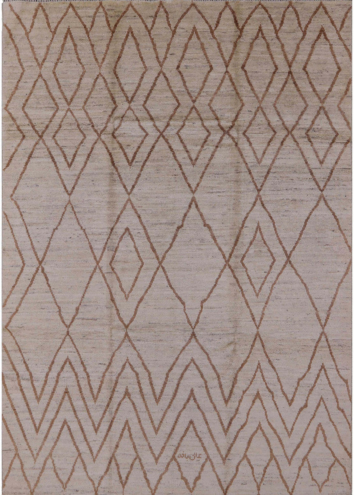 Ahgly Company Indoor Rectangle Mid-Century Modern Area Rugs, 8' x 12'