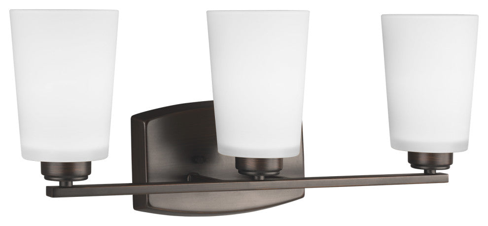 Franport 3-Light Wall/Bath, Burnt Sienna