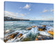 "White Waves in Bondi Beach" Beach Canvas Wall Art, 40"x30"