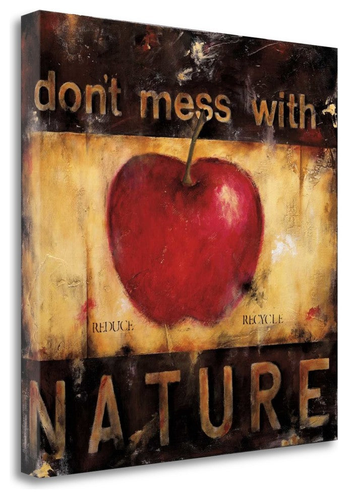 "Dont Mess With Nature" By Wani Pasion, Giclee Print on Gallery Wrap Canvas