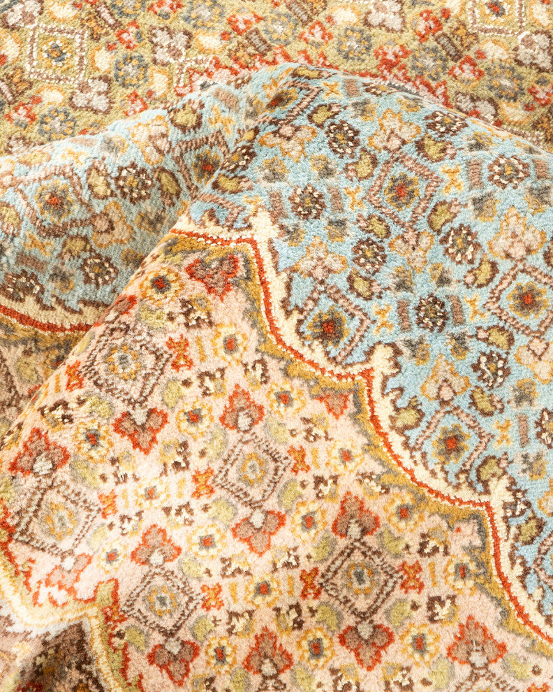 Mogul, One-of-a-Kind Hand-Knotted Area Rug Light Blue, 8'1"x10'5"