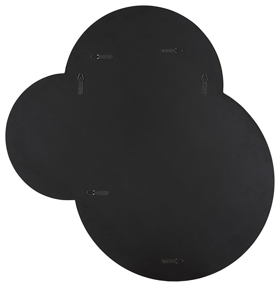Uttermost Droplet Circle Mirror 09804, Black