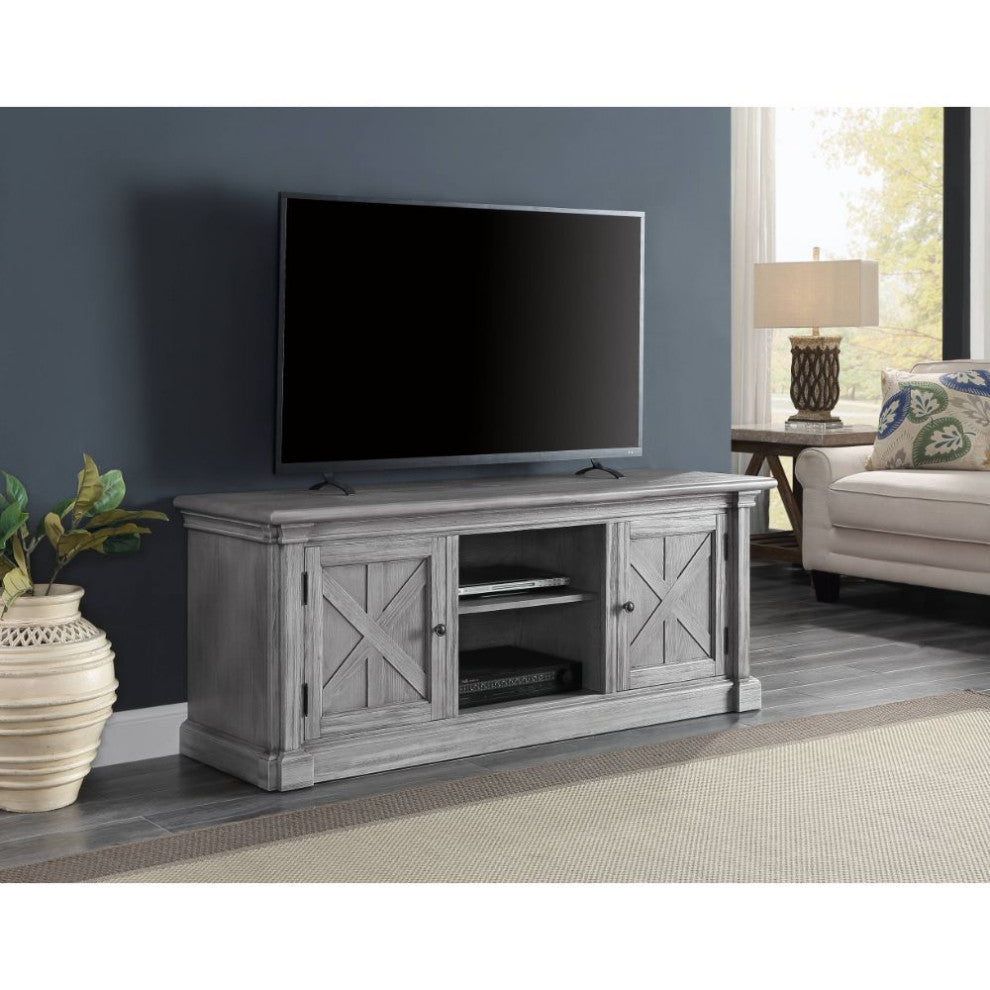 Acme Lucinda TV Stand Gray Oak
