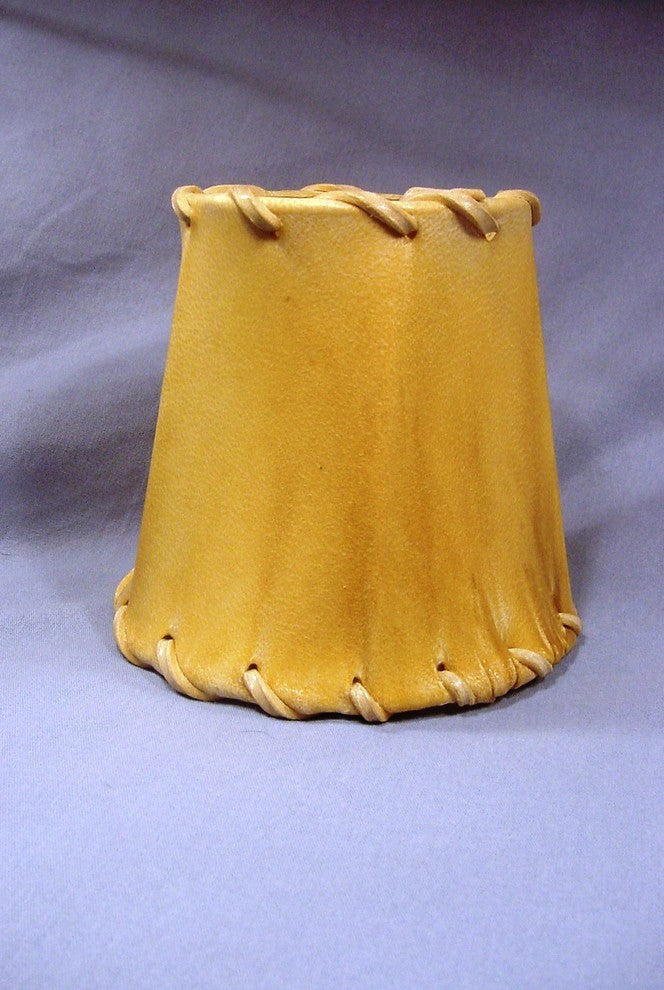 Elk Inverted Deer Antler Chandelier Light, Large, Rawhide Shades