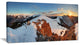"Slovakia Frozen Landscape" Panorama Landscape Wall Art, 32"x16"