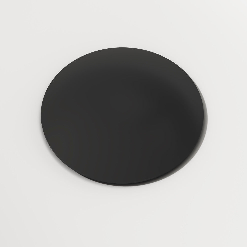 VIGO 1.75" W Bathroom Sink Pop-Up Drain, Matte Black, Without Overflow, Vessel, With Mounting Ring