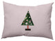 Crazy Christmas Decorative Throw Pillow, Pink, 14"x20"