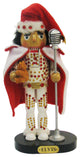 10" Elvis in White Suit Nutcracker