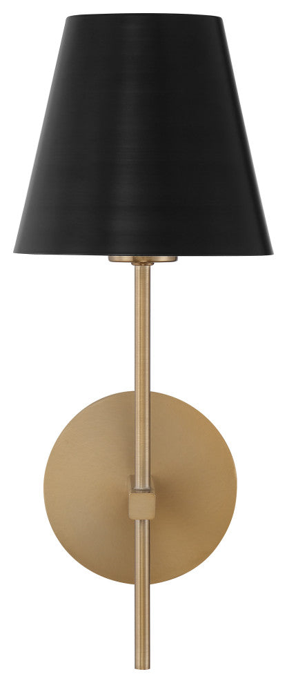 Xavier 1 Light Vibrant Gold Wall Mount