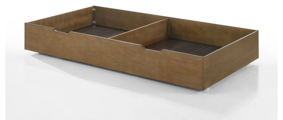 Highland 76"W Wood Trundle, Sand Dune