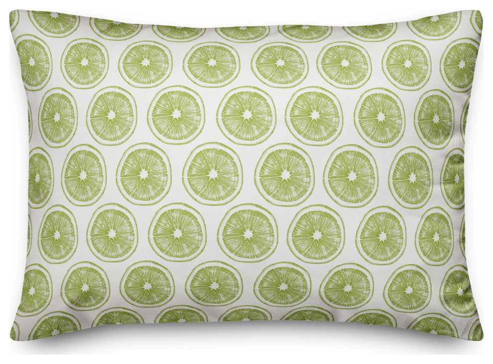 Lime Slice  14x20 Spun Poly Pillow