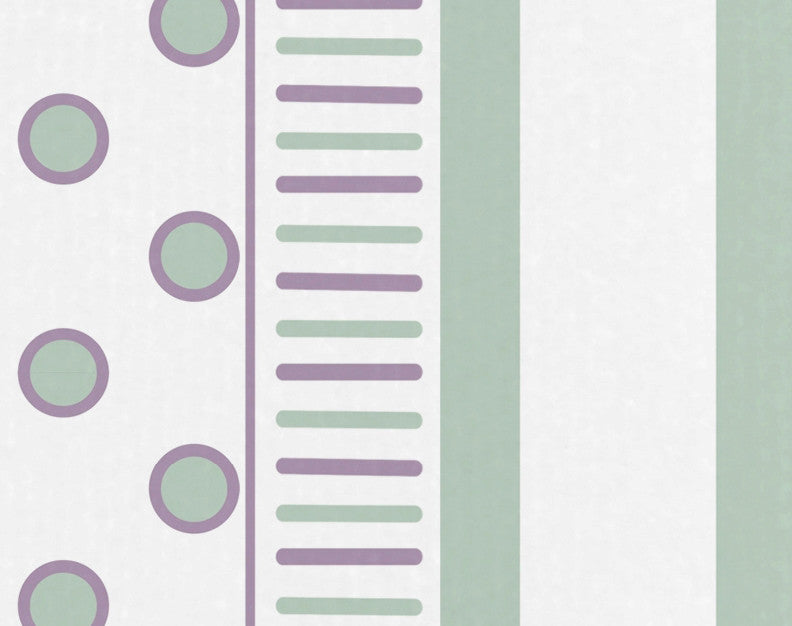 18x30" Comb Dot Stripe Print Hand Towels, Purple