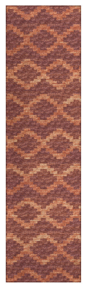 Indoor/Outdoor Sedona SN9 Spice Machine Washable 2'3" x 10' Runner Rug