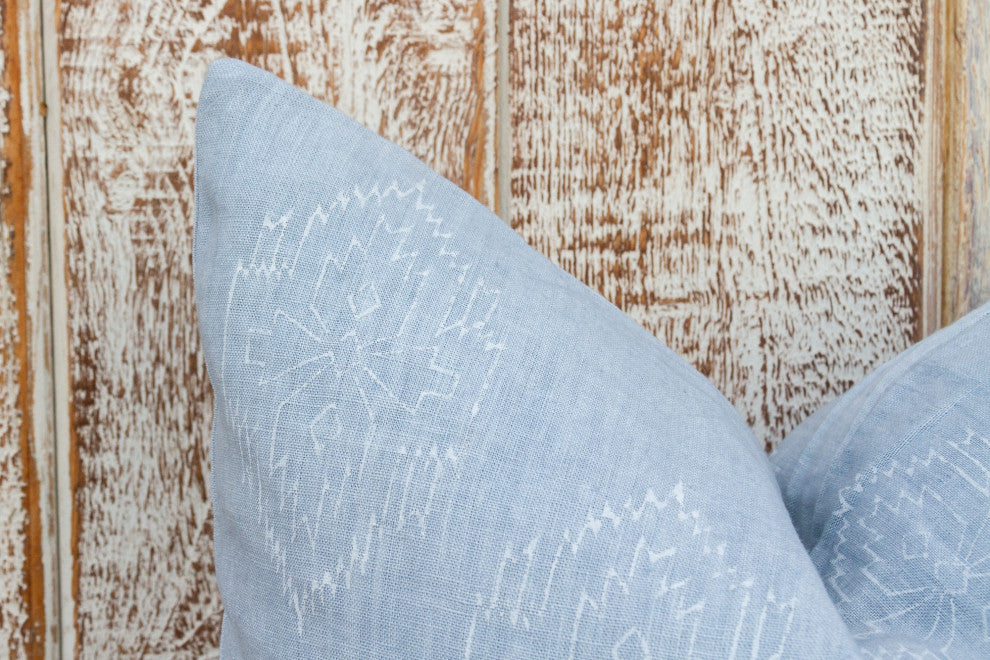 Chimalli Aztec Block Print Pillow