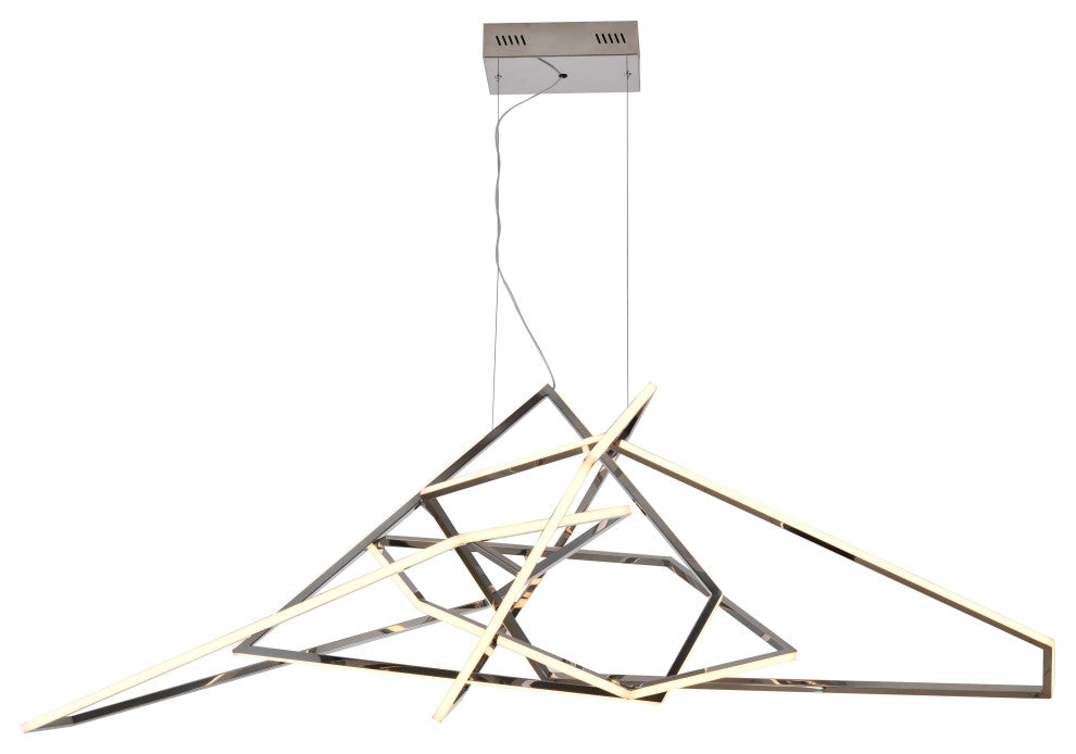 Bethel International FIT33C66CH 25 Light LED Chandelier, Chrome