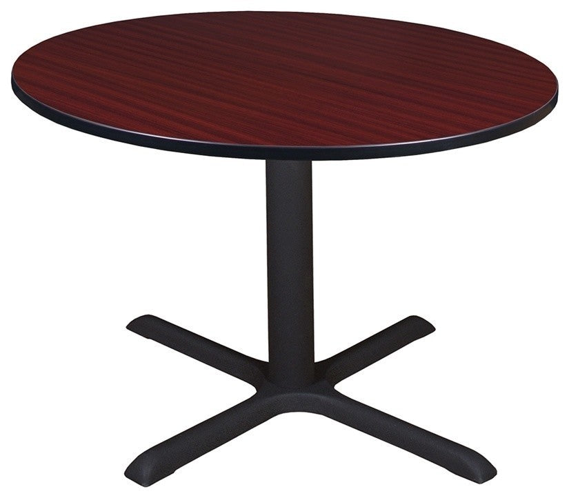 Cain 48" Round Breakroom Table, Mahogany