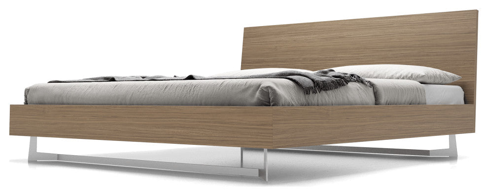 Broome Queen Bed, Latte Walnut