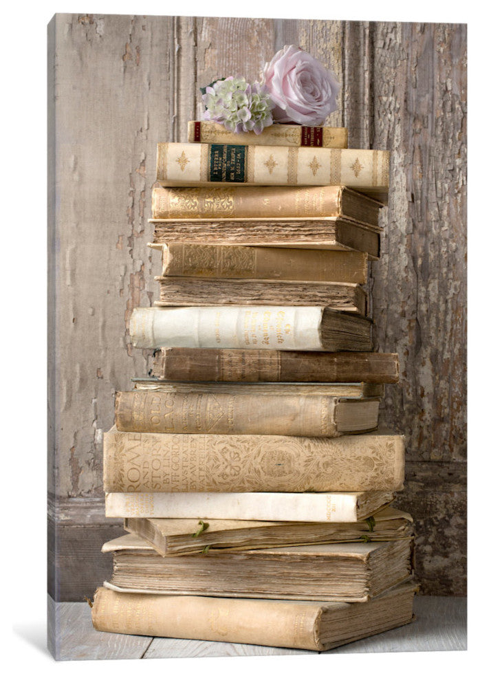 "Books I" Wrapped Canvas Art Print, 18x12x1.5