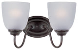 Maxim 10072 Stefan 13"W Bath Light - Oil Rubbed Bronze / Frosted Glass