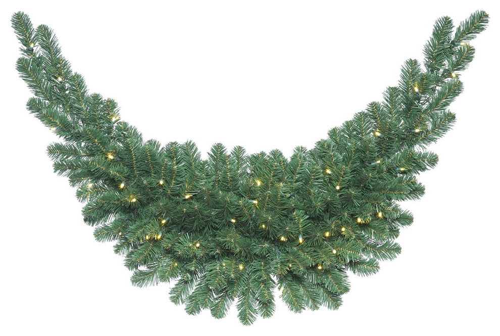 Vickerman Oregon Fir Swag WA 70 LED Warm White, 72"