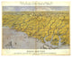 "North and South Carolina and Part of Georgia, 1861" Paper Art, 46"x36"