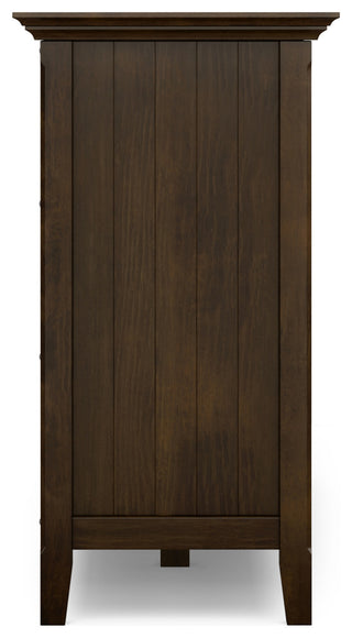 Back view of cabinet on white background.
