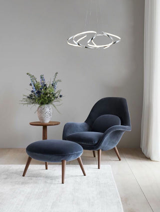 Aluminum Cluster LED Light With Acrylic Diffuser, Chrome