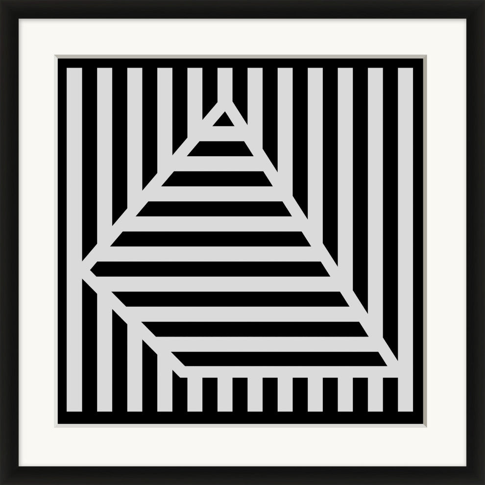 White Stripes 6, Giclee Reproduction Artwork