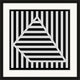 White Stripes 6, Giclee Reproduction Artwork