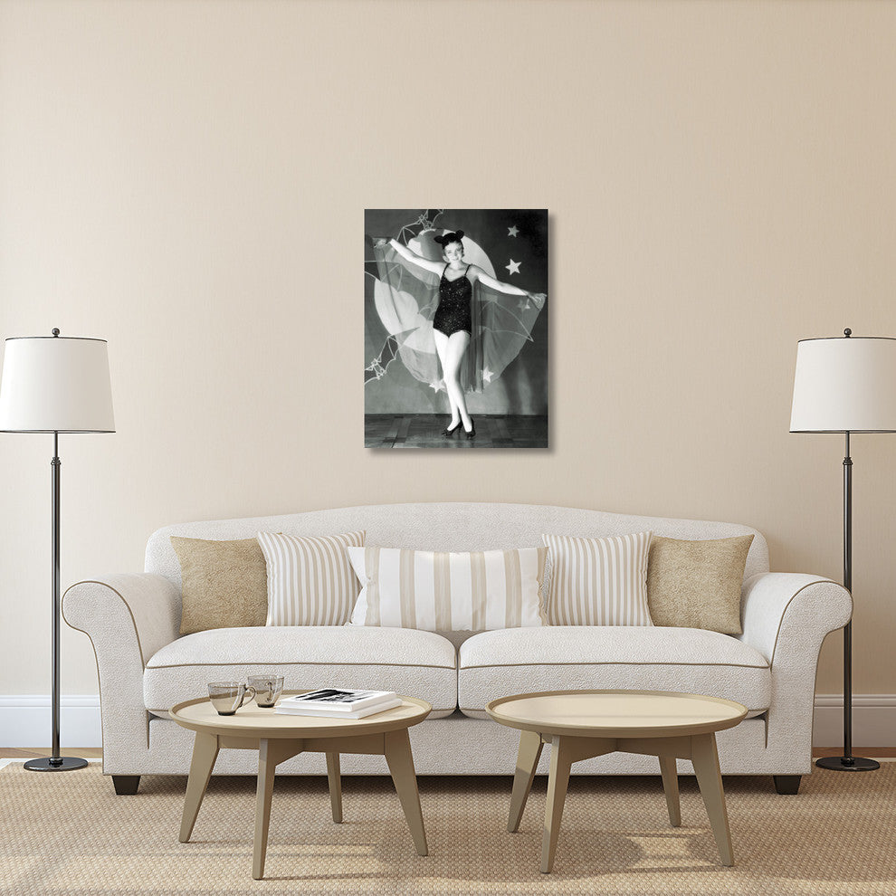 "Halloween Bat - Virginia Bruce" Canvas by Hollywood Photo Archive, 31x40"