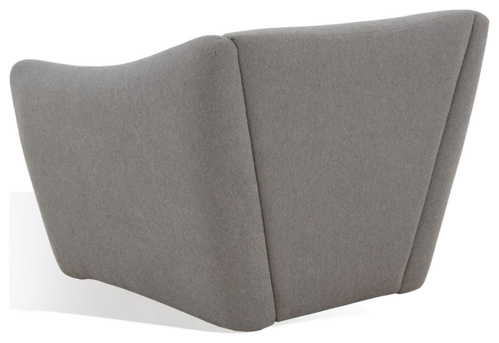 Safavieh Couture Stefanie Modern Accent Chair, Light Grey