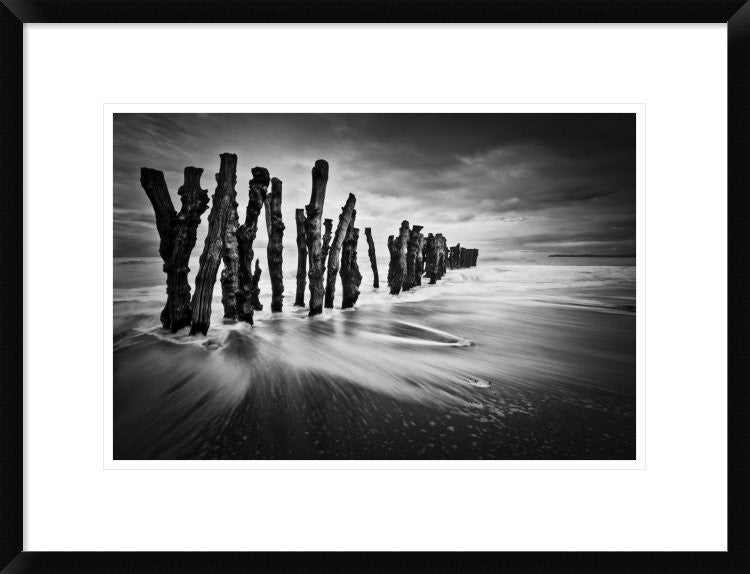 "Timber Graffiti" Framed Digital Print by Sobul, 26"x20"