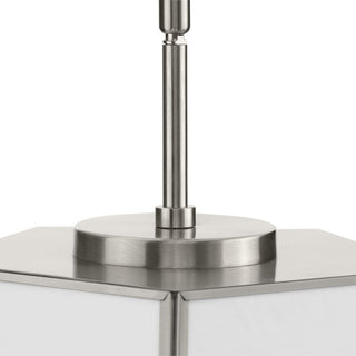 Latham Collection 18" 3-Light Convertible Semi-Flush Mount Light, Brushed Nickel