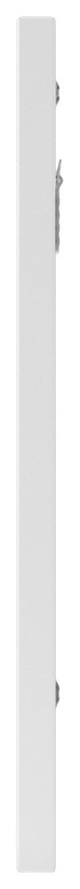 Rectangular MDF Framed Wall Mounted Bathroom Mirror, Whiteï¼›
