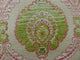Tulip Garden Pink and Green Handmade Luxury Pillow, 22"x22"