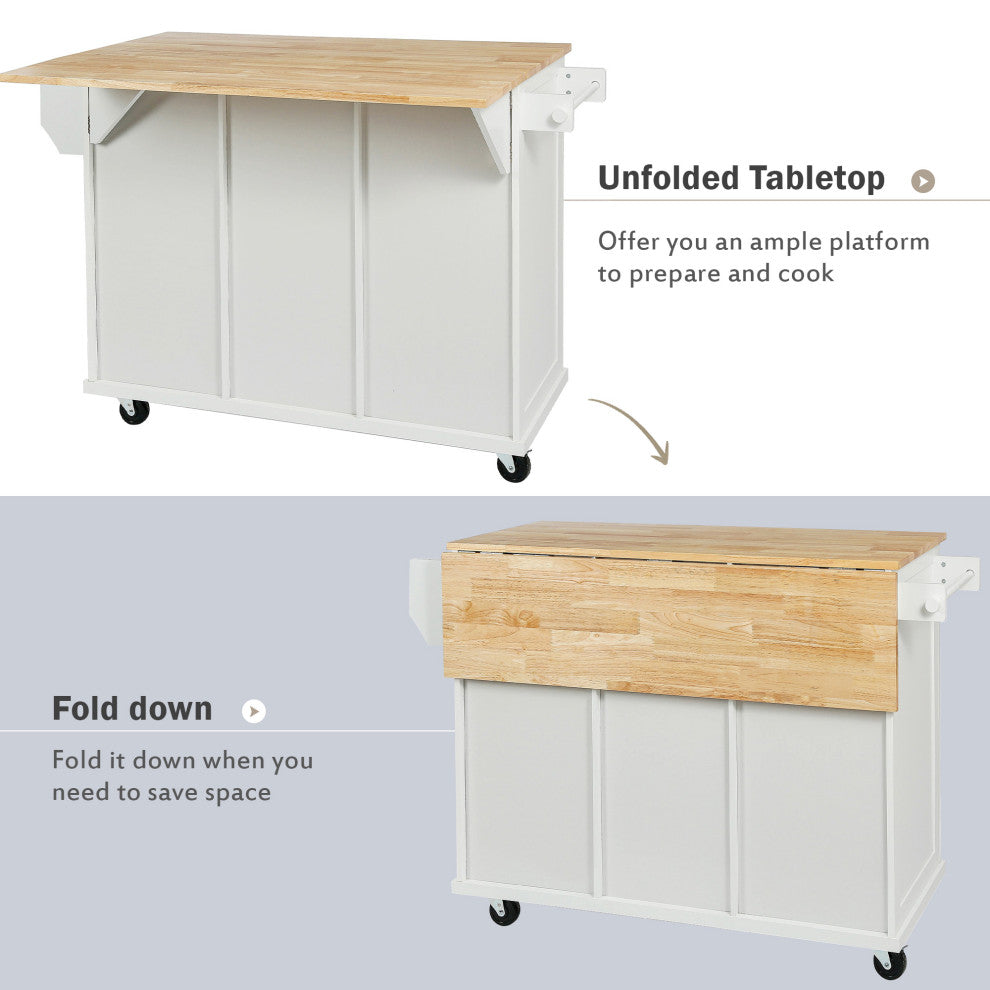 Instructional diagram showing unfold/fold mechanism of the tabletop.