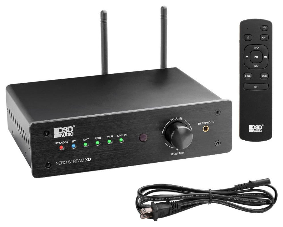 120W App Control Amplifier, Compact, Built-In DAC, WiFi Streaming, Bluetooth
