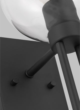 Codyn One Light Wall / Bath Sconce, Midnight Black