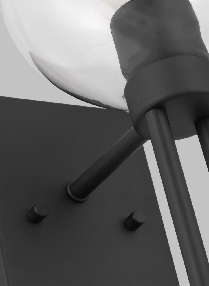 Codyn One Light Wall / Bath Sconce, Midnight Black