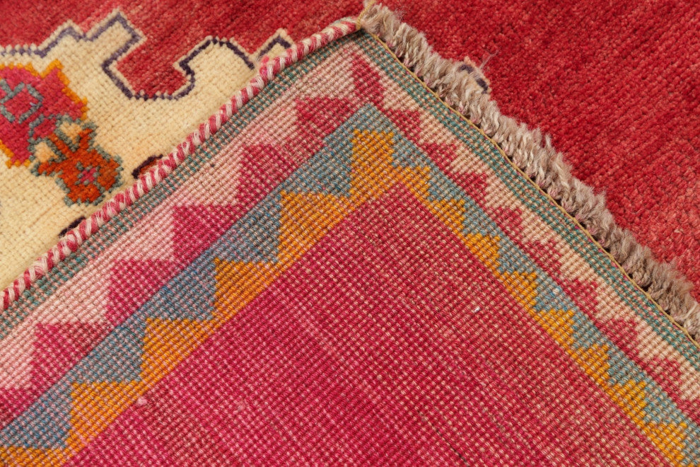 Consigned, Tribal Persian Medallion Oriental Hand-Knotted Vintage Area Rug, 4X5